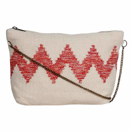 DiwaahNon Leather White Sling Bag