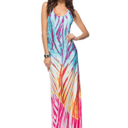 MelodramaTie-Dye Maxi Dress