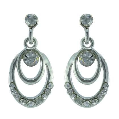 HIGH TRENDZStylish And Trendy Silver Plated Stud Earrings  FAC-SCO-02