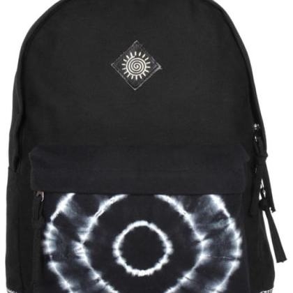 AnekaantContour Black Canvas Backpack SKU-PAC-03