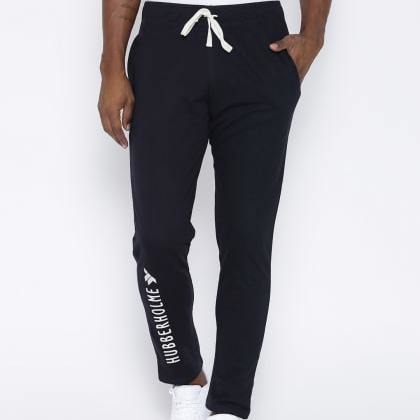 HubberholmeNavy Blue Slim Fit Applique Jogger MJSB-SKU-31