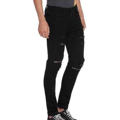 KULTPRITBlack Ripped Jeans