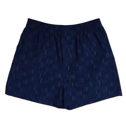 NuoviPoplin Peached Navy Blue Boxers