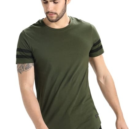 Trends TowerOlive Half Sleeve T-Shirt MTS-SKU-8