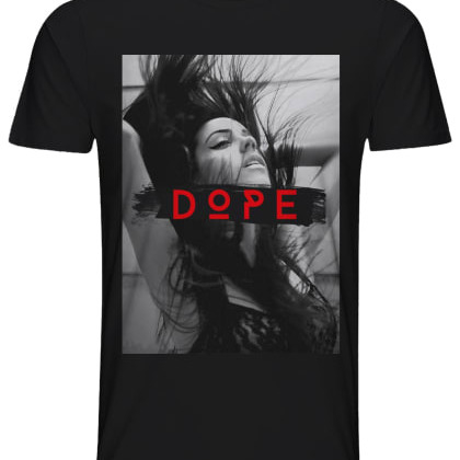 Fighting FameDOPE Graphic Print T-Shirt OFZ-SCO-119