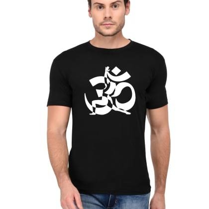 Trends TowerBlack Om Printed T-Shirts MTS-SKU-23