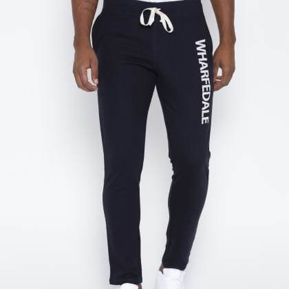 HubberholmeBlack Slim Fit Applique Jogger