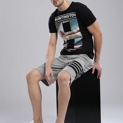 HubberholmeGrey Shorts MJSB-SKU-110