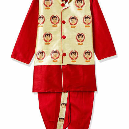 Chhota BheemRed Kurta Set OFZ-SCO-76