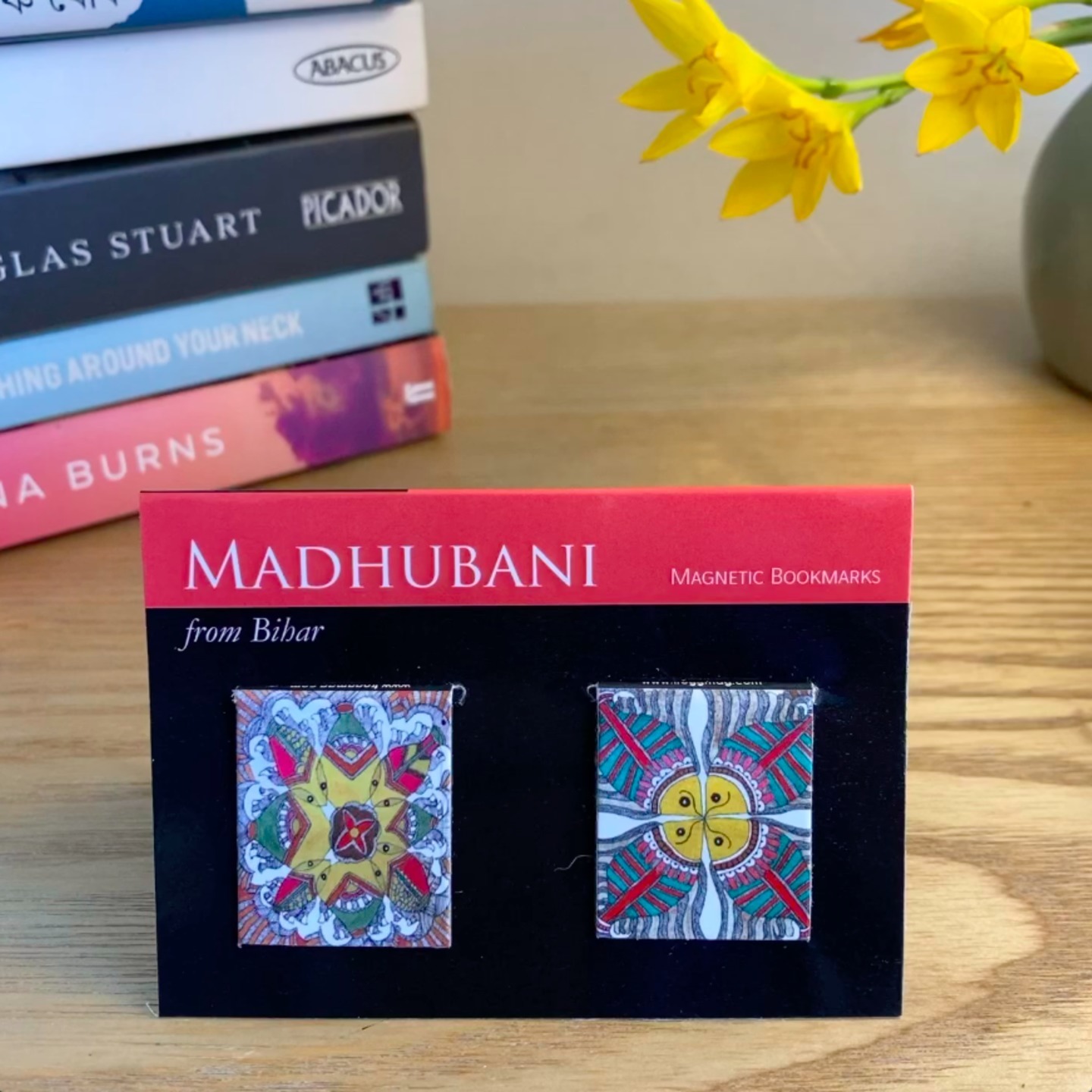BOOK MARKS SET OF 2 - Madhubani