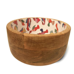 Wooden Bowl - Gond Birds