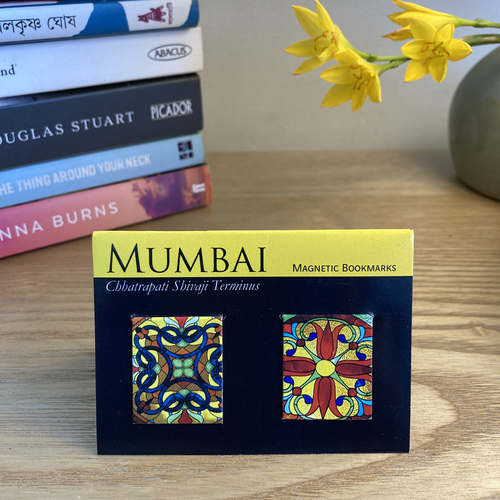 BOOK MARKS SET OF 2 - Mumbai VT stained glass