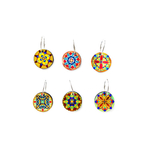 WINE GLASS CHARMS - STAINED GLASS - CST MUMBAI