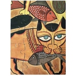 JIGSAW PUZZLE 20 PC - Kalighat Pat from Bengal