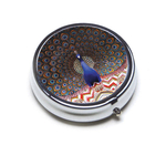 PILL BOX ROUND - Peacock