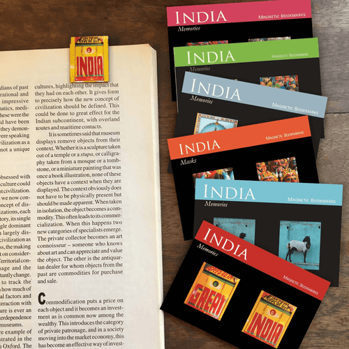 Magnetic Bookmark Bundle of 6 - Indian Memories
