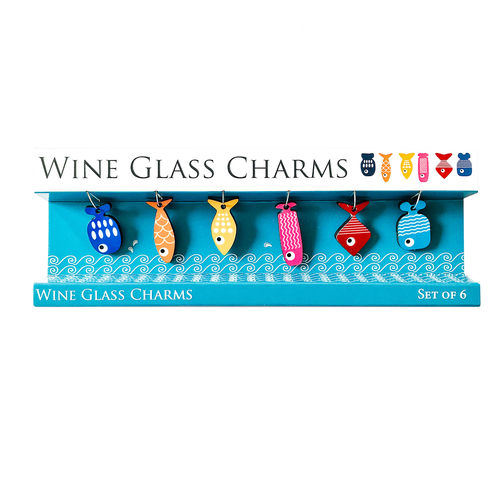 WINE GLASS CHARMS - FISH