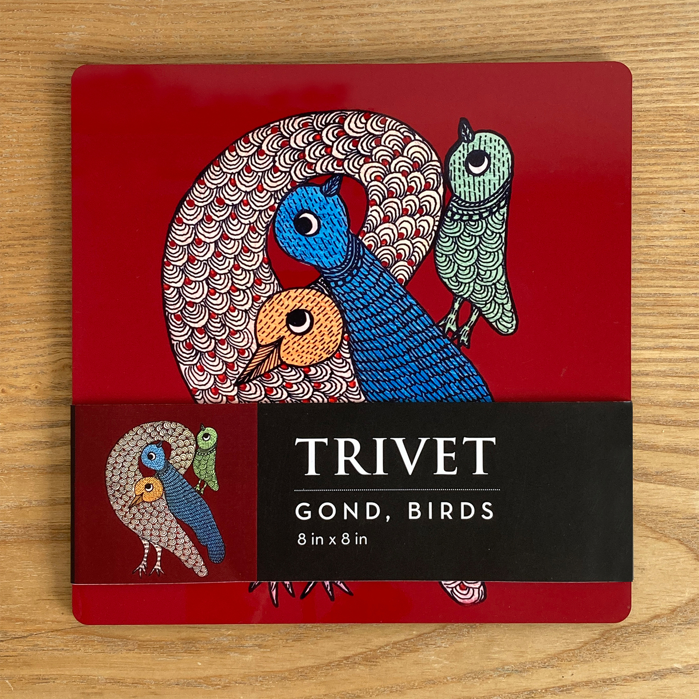 Trivet - Gond Birds