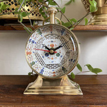TABLE CLOCK - Pietra Dura
