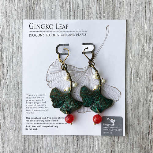 Earrings - Gingko Leaf