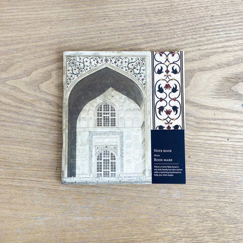 Notebook with Magnetic Bookmark - Taj Mahal Detail