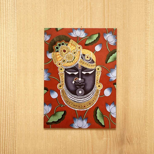 Folk Art Magnet - Pichwai Shreenathji Face