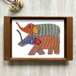 TRAY - Gond Elephant