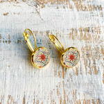 12 mm Round earrings - Amer Fort Kings Quarters