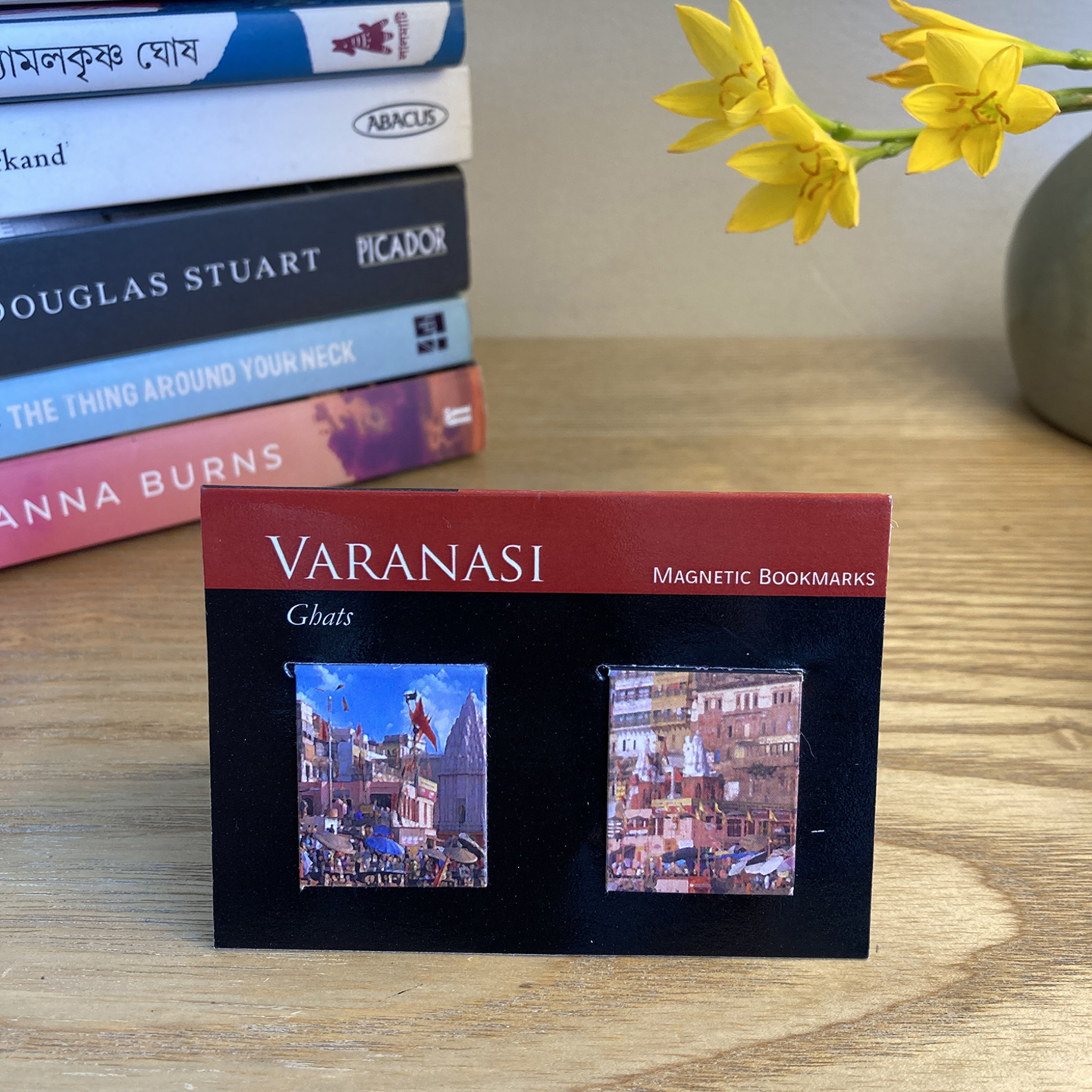 BOOK MARKS SET OF 2 - Varanasi - Red