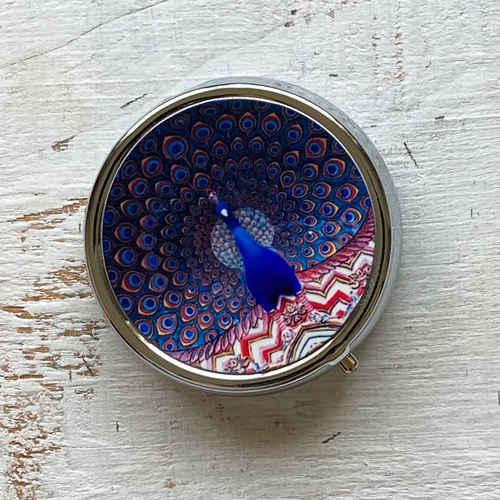 Pill Box  - Peacock