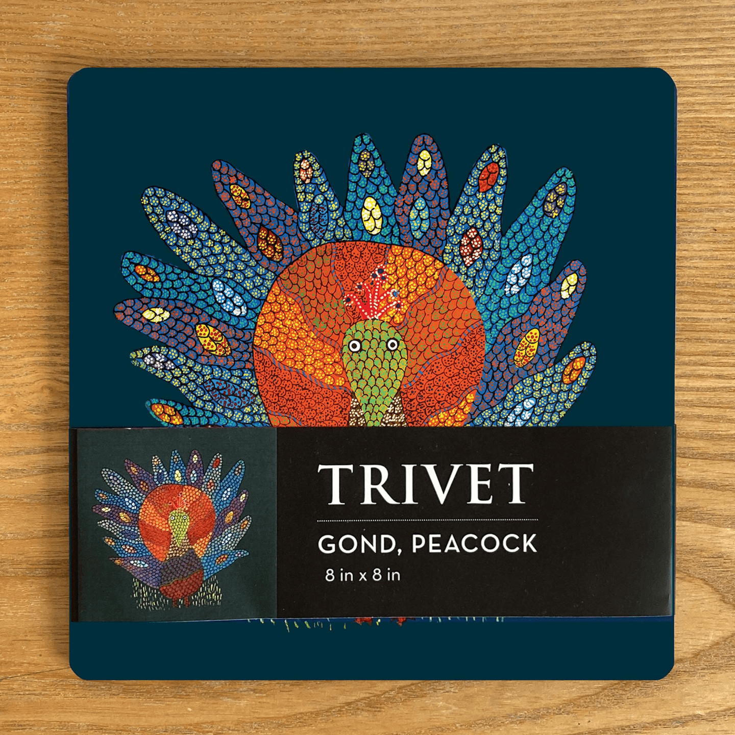 Trivet - Gond Peacock