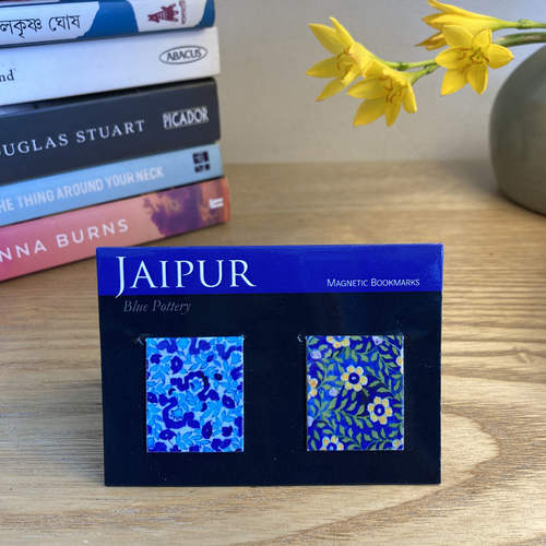 BOOK MARKS SET OF 2 - Jaipur blue