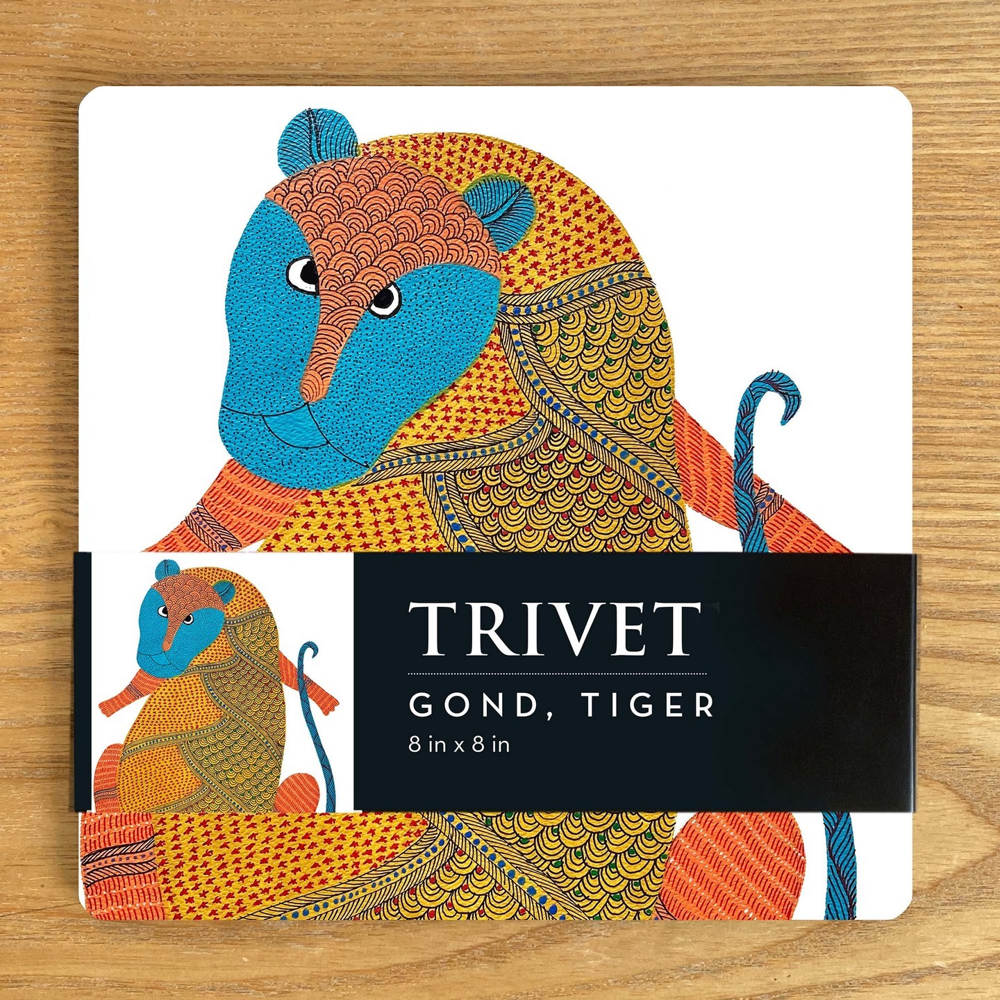 Trivet - Gond Tiger