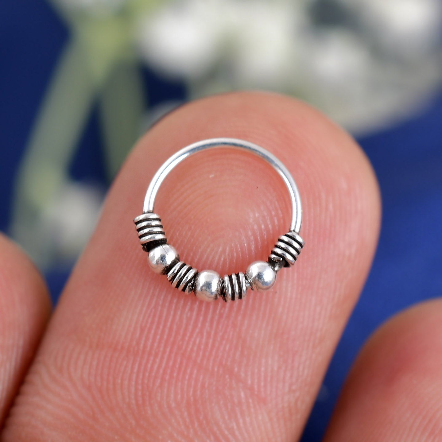 925 Silver Nose Ring or Helix Earring  1 pc