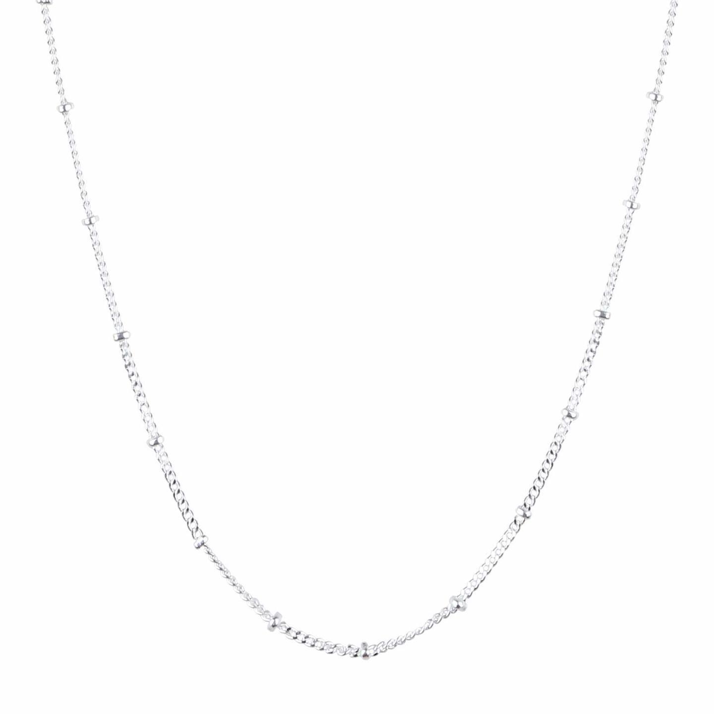 Nemichand Jewels Sterling Silver 925 Thin Chain for Women & Men ssch-1