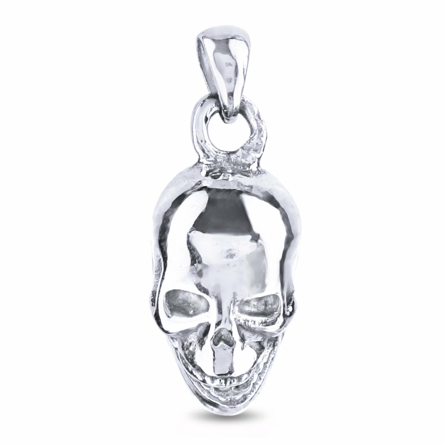 Sterling  925 Silver Skull Pendant For Men & Women