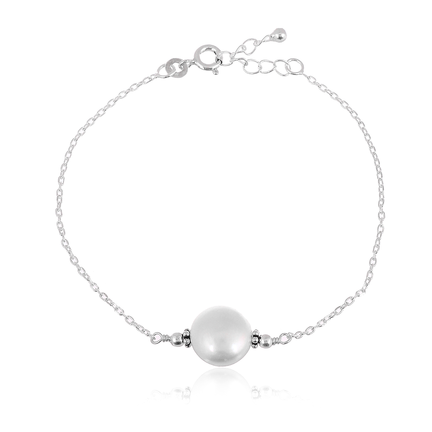 Sterling Silver Pearl Bracelet For Women