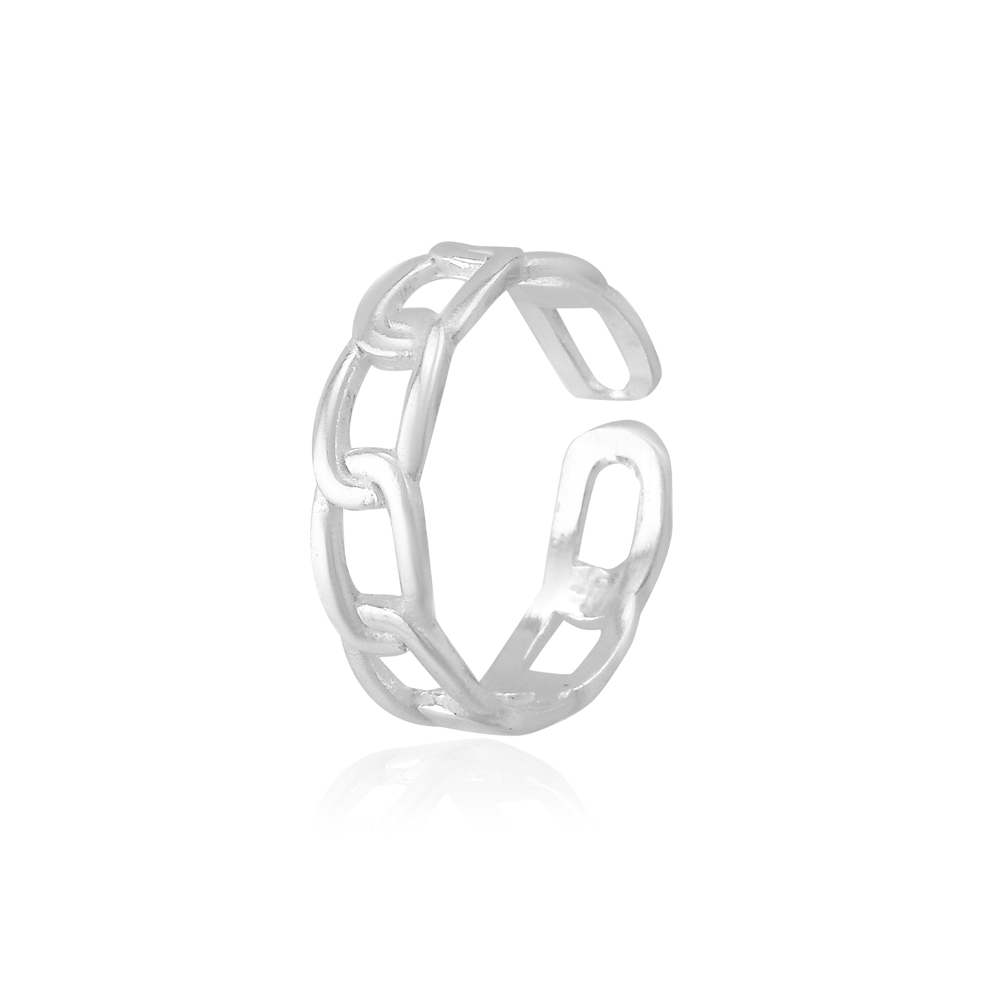 Adjustable Light Weight Sterling Silver 925 Ring For Women
