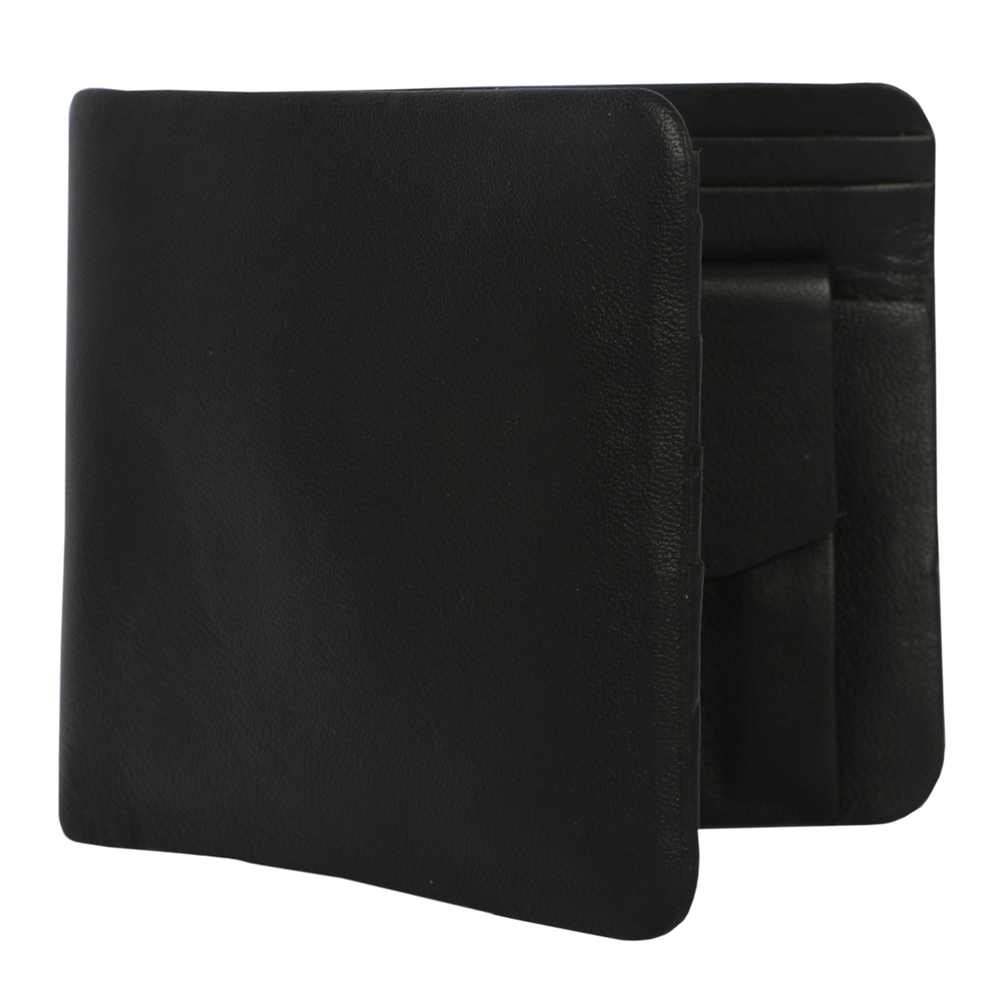 Men's bifold wallet with coin pocket in Genuine Leather