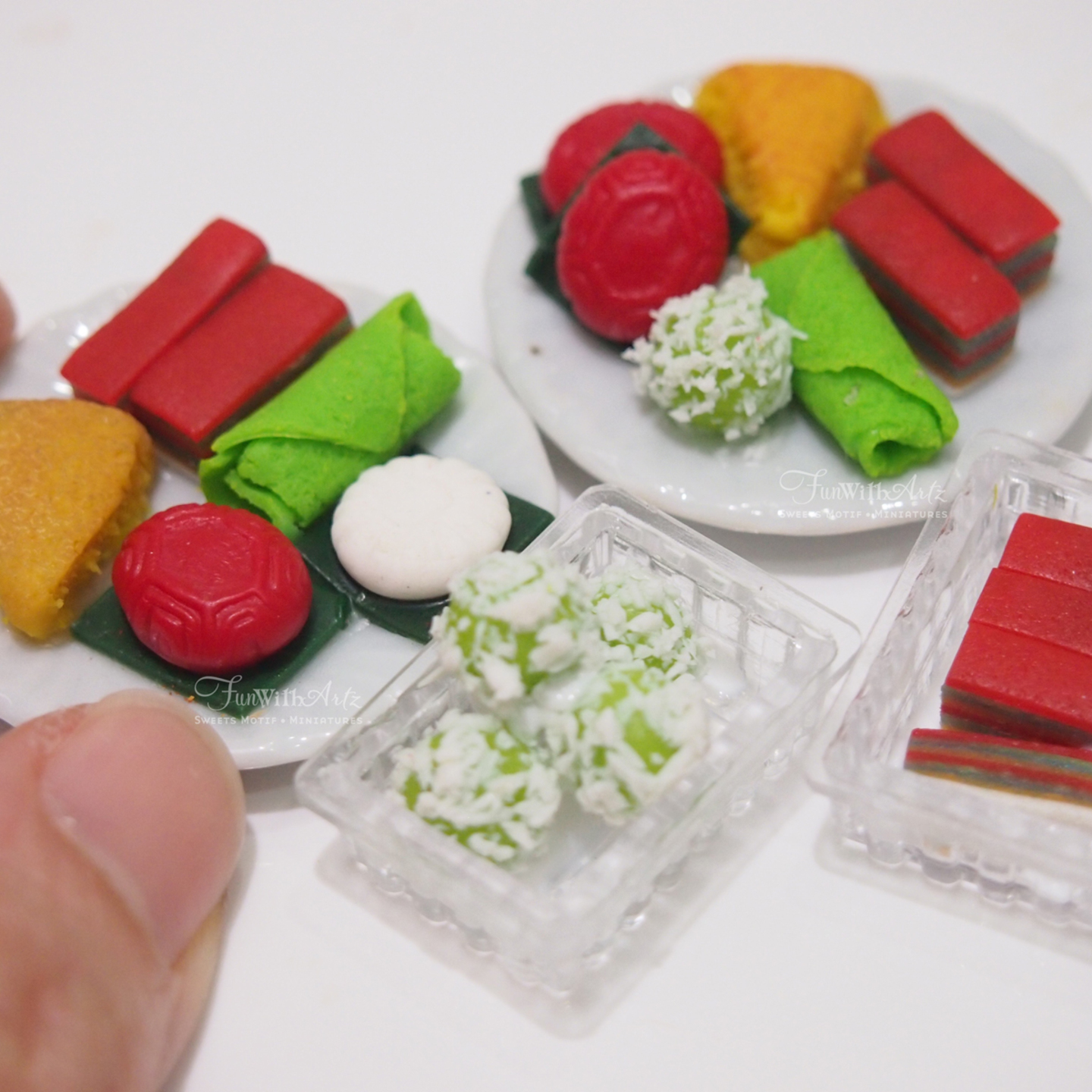 Miniature Nonya Plate with Tutu Kueh workshop