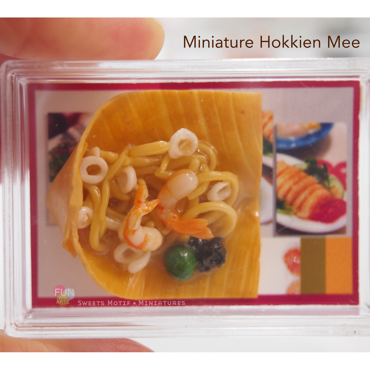 Miniature Food Clay Hokkien Mee