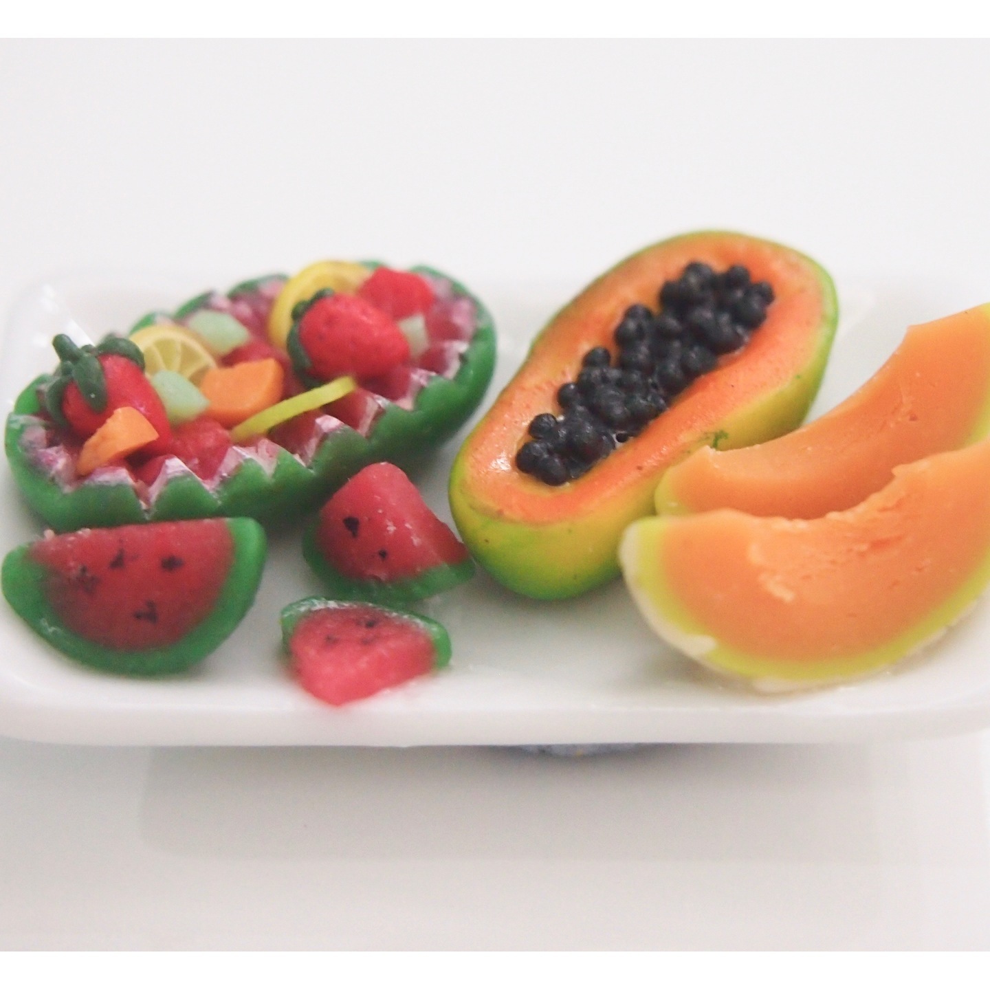 Workshop - Plate of Fruits display