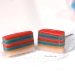 Jewelry - Rainbow Lapis Earring Studs