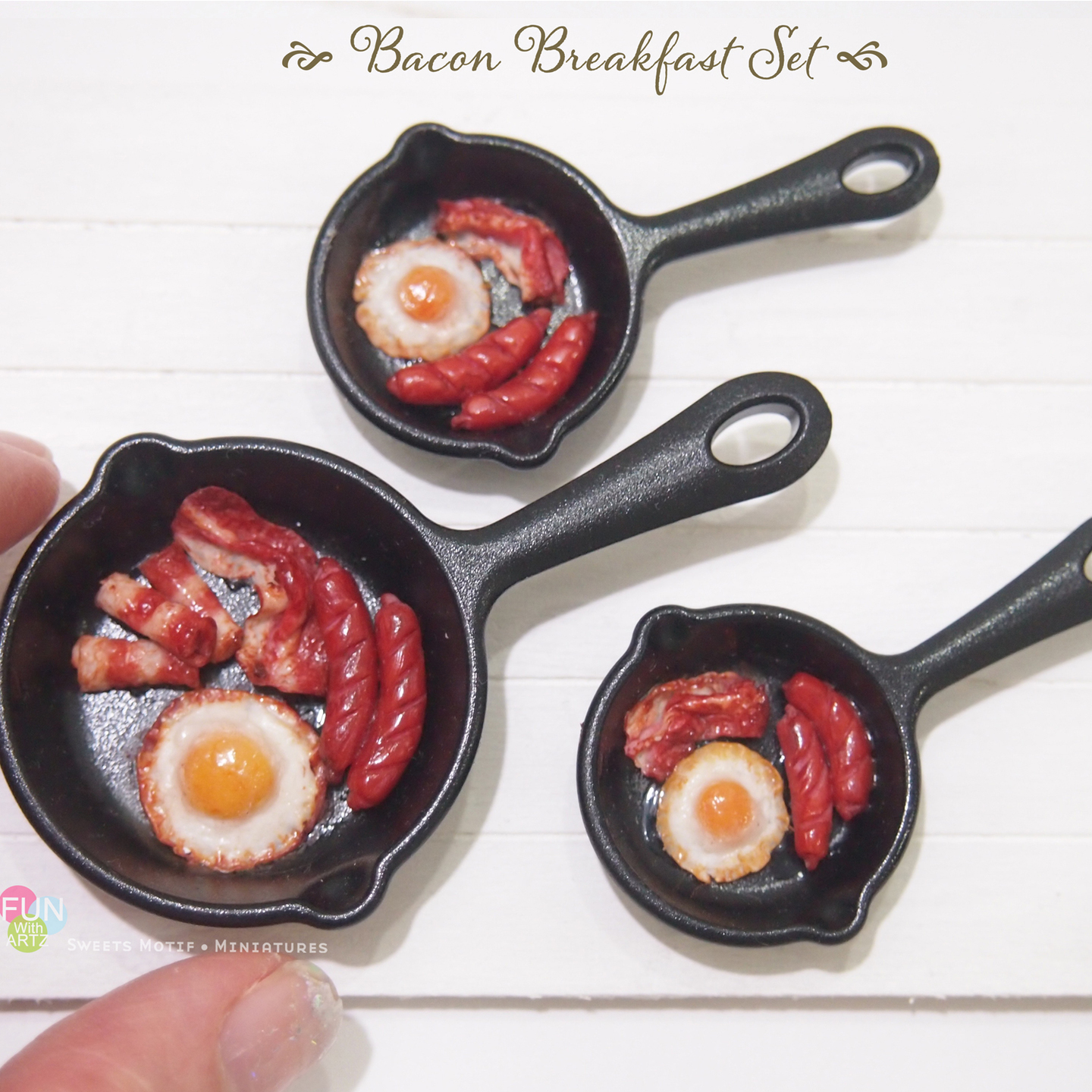 Workshop - Miniature Food Sculpting Bacon Breakfast Pan