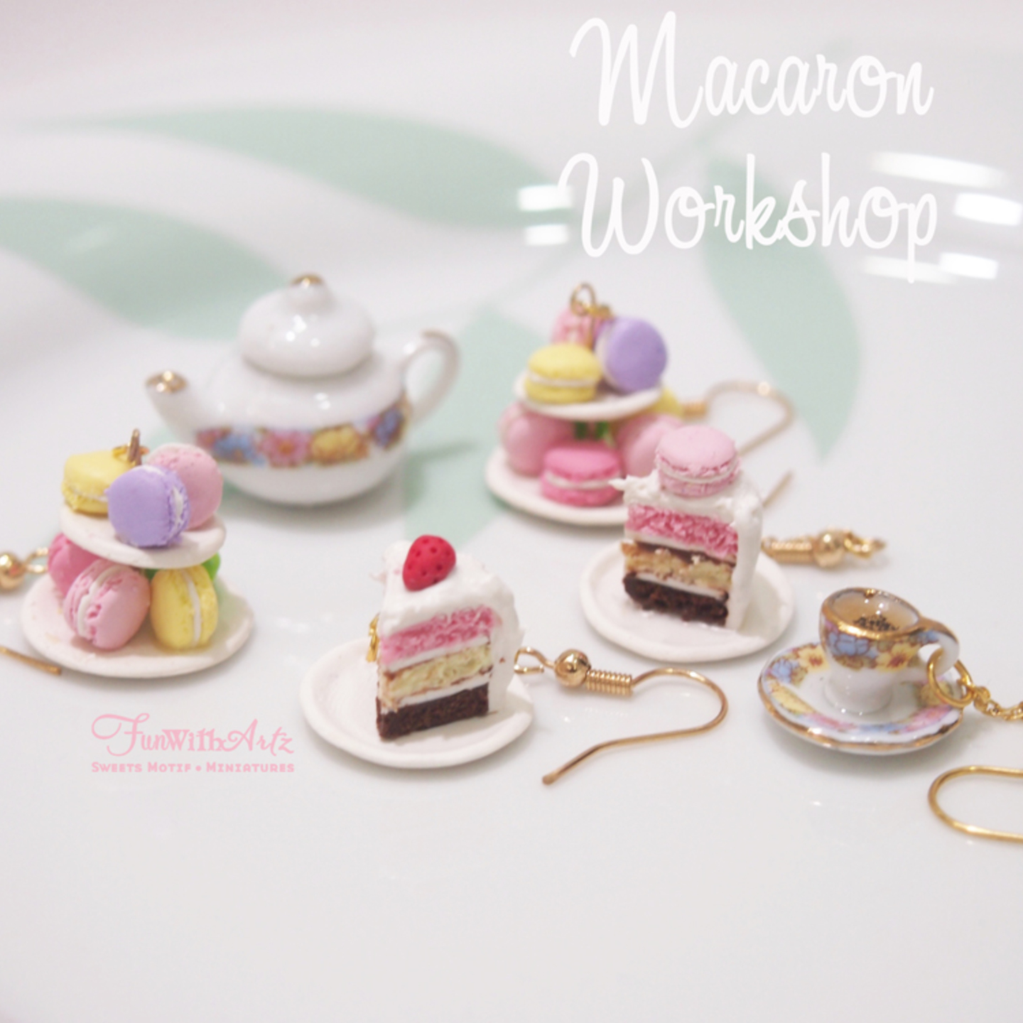 Miniature Food Workshop - Sweet Pastries Jewelries
