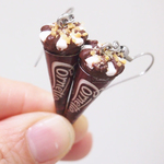 Cornetto Ice Cream Earrings