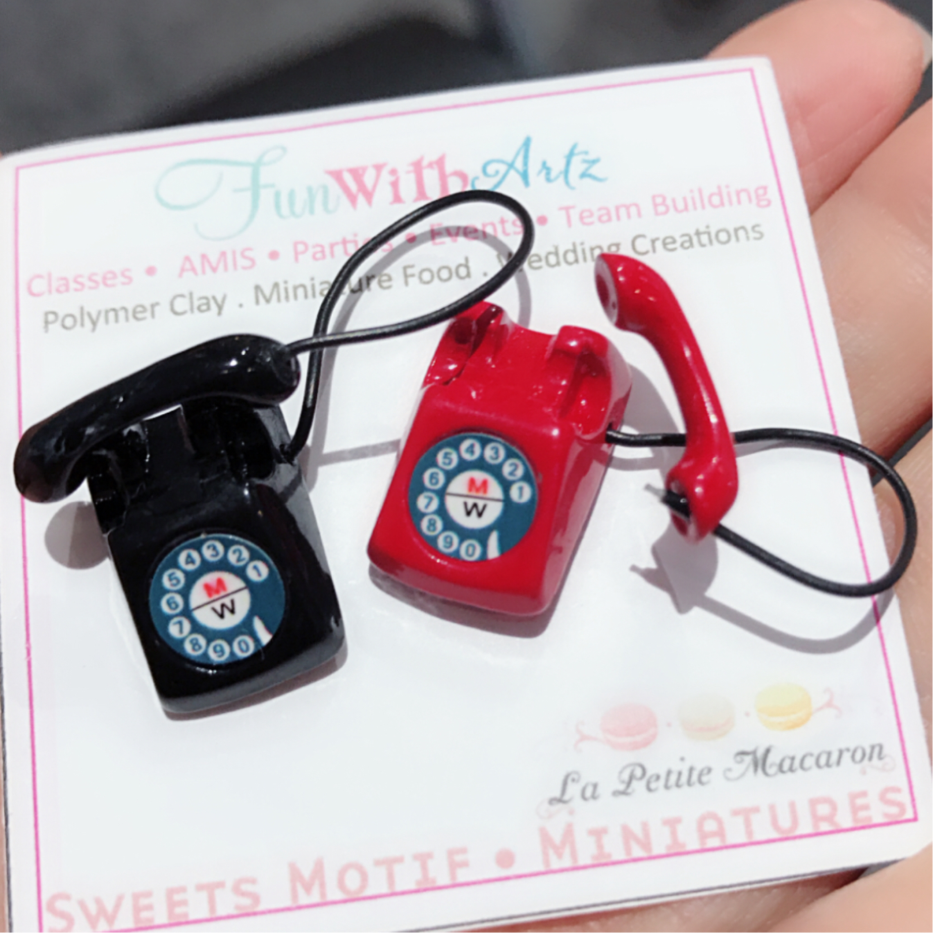 Telephone Earrings