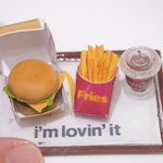 Workshop food workshop -Miniature Clay Burger Set