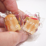 Jewelry-Clay Bread Sandwich Dangle Earrings