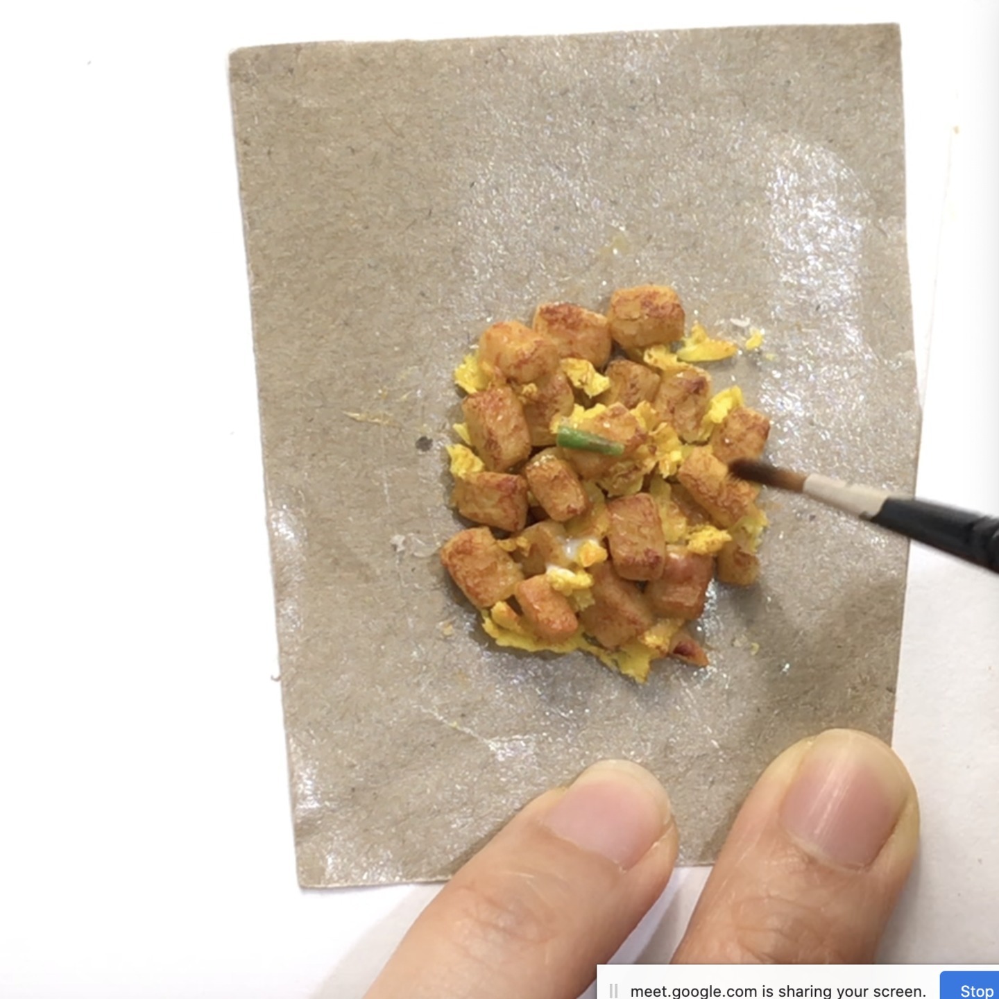 Workshop - Miniature Food Sculpture Fried Carrot Cake